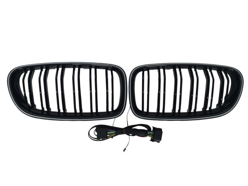 Решітка радіатора на BMW 5 F10, F11 2010-2017 M-look LED Iconic glow 522713 фото