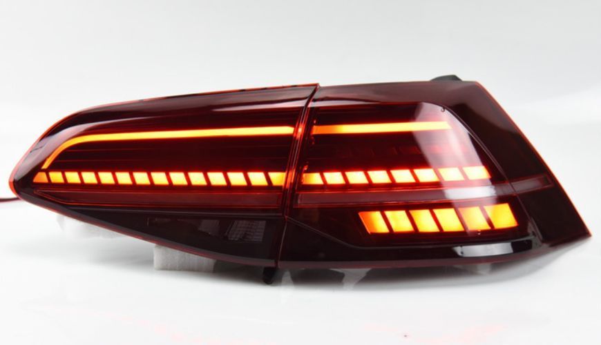 Задние фонари на Volkswagen Golf 7 2013-2017 LED стиль 7.5 красные RSU 430486 фото