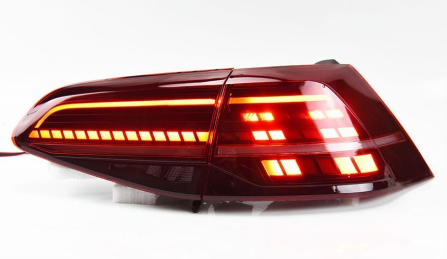 Задние фонари на Volkswagen Golf 7 2013-2017 LED стиль 7.5 красные RSU 430486 фото