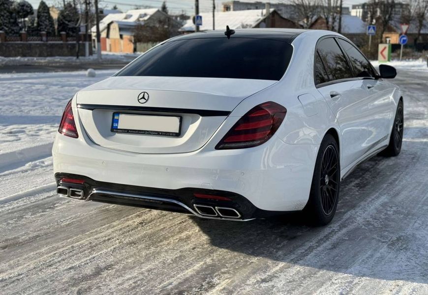 Задний бампер (стиль S63 AMG) на Mercedes S-class W222 2017-2020 429744 фото