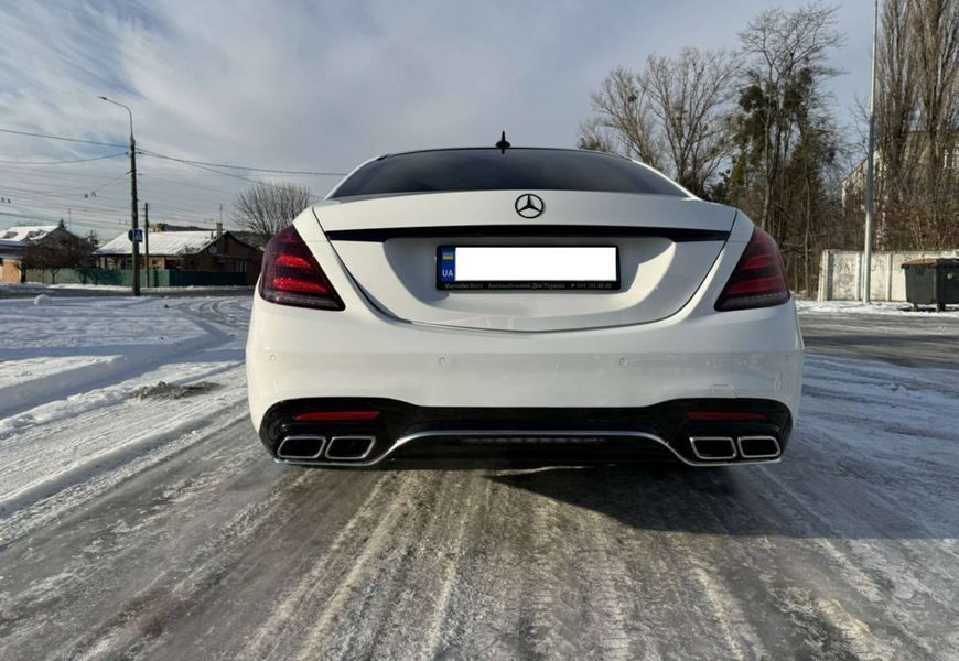 Задний бампер (стиль S63 AMG) на Mercedes S-class W222 2017-2020 429744 фото