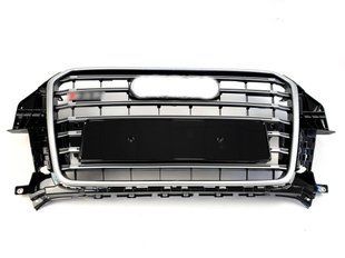 Решітка радіатора на Audi Q3 2011-2014 стиль SQ3 Black Silver 429956 фото