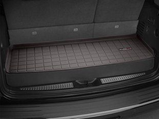 Килимок у багажник для Cadillac Escalade, Chevrolet Tahoe, GMC Yukon 2015- какао 7 місць WeatherTech 43707 141891 фото