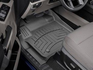 3D килимки для Ford F-250, F-350, F-450, F-550 2015- чорні передні WeatherTech HP 4410121IM 236993 фото