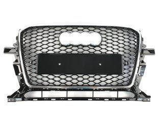 Решітка радіатора на Audi Q5 2012-2016 стиль RSQ5 Chrome Black 429942 фото