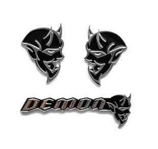 Автологотип емблема Dodge SRT Demon Pack Black Chrome Emblems 417353 фото