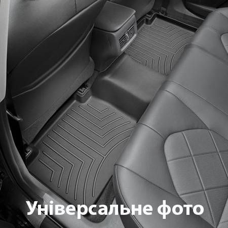 3D коврики для Mitsubishi L200, Fiat Fullback 2018- extended cab черные задние WeatherTech 4413492 189439 фото