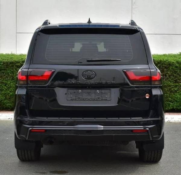 Автологотип шильдик эмблема Toyota Land Cruiser 300 Black глянець на кришку багажника 521693 фото