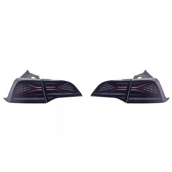 Задние фонари на Tesla Model 3 2017-2022 LED стиль X 430444 фото