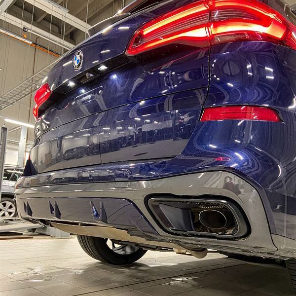 Насадки на вихлоп для BMW X5 G05, X6 G06, X7 G07 2018- Black під M-Sport Paket оригінал 18302464503 423422 фото