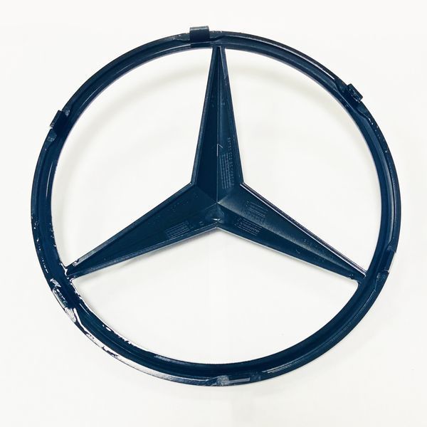 Емблема в решітку радіатора Mercedes Sprinter W907 2018- A0008880160 Чорний лянець 521487 фото