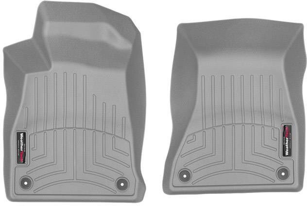 3D коврики для Audi A4 B9, A5 2016- серые передние WeatherTech 469371 239824 фото