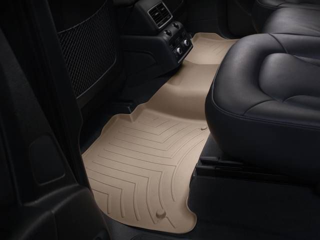 3D килимки для Audi Q7 2006-2014 бежеві задні WeatherTech 451512 46139 фото
