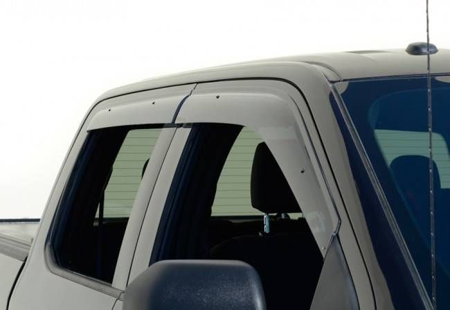 Дефлекторы окон на Ford F-150 2015- Crew Cab Premium Series WELLvisors 3-847FD015 162727 фото