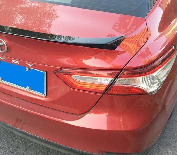 Спойлер на Toyota Camry XV70 2017- чорний глянець 355150 фото