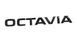 Автологотип шильдик эмблема надпись Skoda Octavia A7, A8 пластик черная на кришку багажника 37242 фото 1