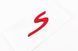 Автологотип шильдик эмблема надпись Porsche S Red красный 521967 фото 3