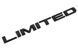 Автологотип емблема напис Jeep New Limited чорний глянець 430639 фото 4