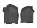 3D килимки для Cadillac Escalade, Chevrolet Suburban, Tahoe, GMC Yukon 2020- чорні передні WeatherTech HP 4416321IM 260994 фото 1
