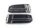 Решетки в бампер Chrome Black (S4) S-Line на Audi A4 B9 2015-2019 430033 фото 2