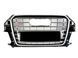 Решітка радіатора на Audi Q3 2011-2014 стиль SQ3 Black Silver 429956 фото 3