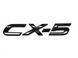 Автологотип напис Mazda CX-5 чорний глянець 430781 фото 1