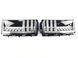 Решетка радиатора на Land Rover Range Rover 2010-2013 + жабры Silver Black 427484 фото 3