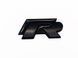 Автологотип емблема напис Volkswagen R-line чорна глянець 237958 фото 4