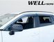 Дефлектори вікон для Toyota RAV4 2019- з хром молдингом WELLvisors 3-847TY057 197270 фото 3