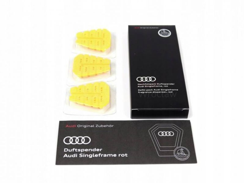 Комплект ароматичних картриджів Audi Singleframe Yellow 81A087009B 355253 фото