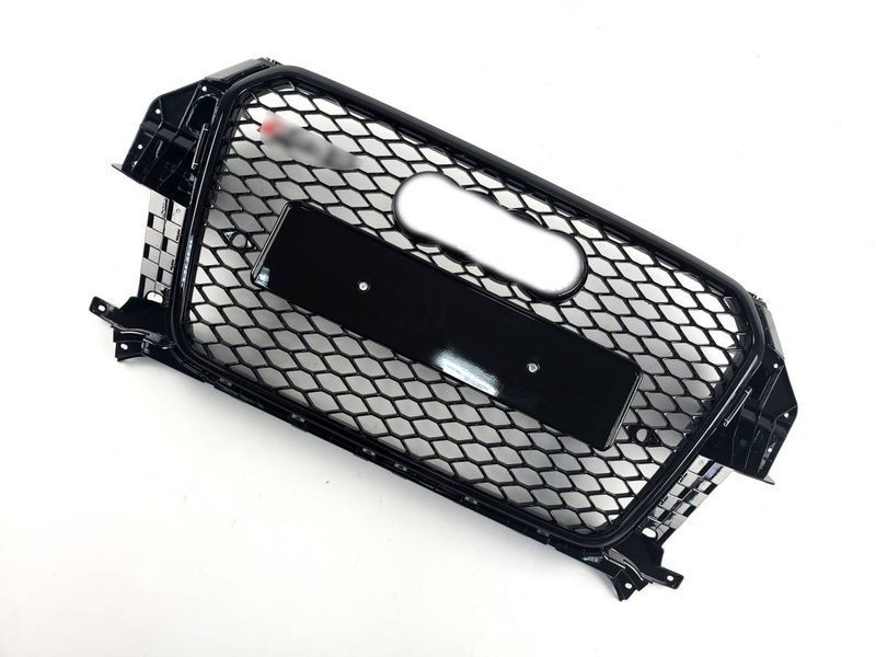 Решетка радиатора на Audi Q3 2011-2014 стиль RSQ3 Black 427415 фото