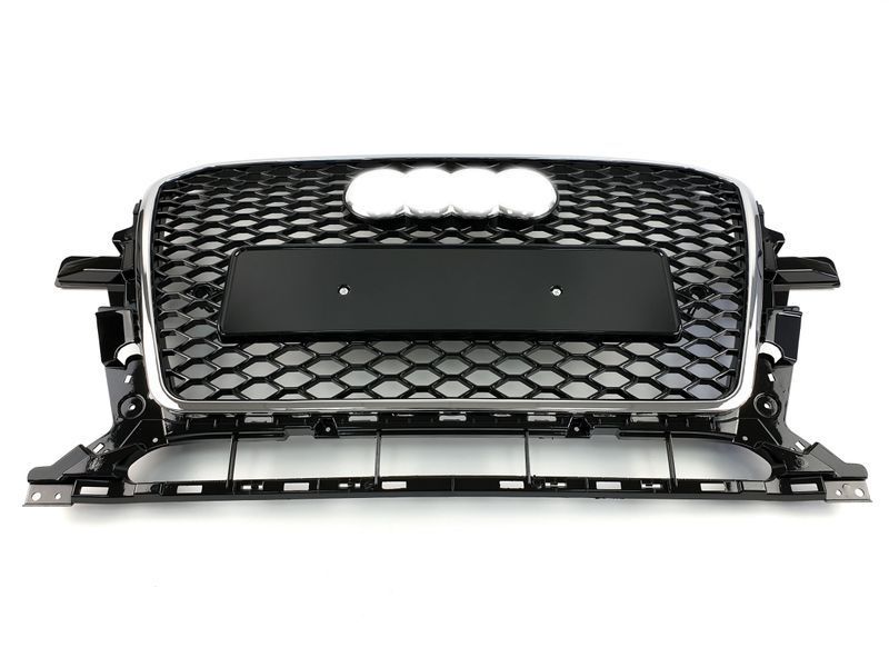 Решітка радіатора на Audi Q5 2012-2016 стиль RSQ5 Chrome Black 429942 фото