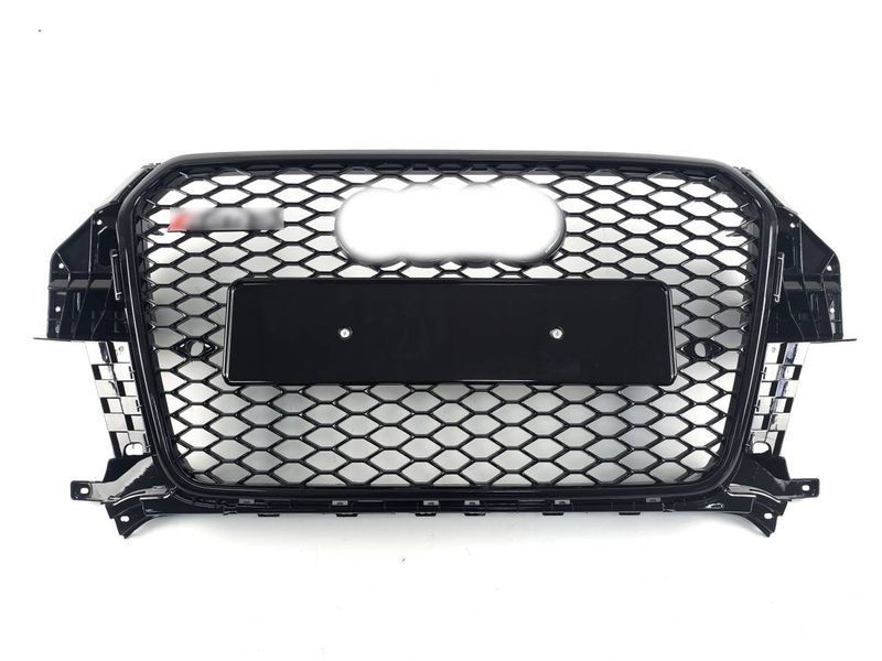 Решетка радиатора на Audi Q3 2011-2014 стиль RSQ3 Black 427415 фото