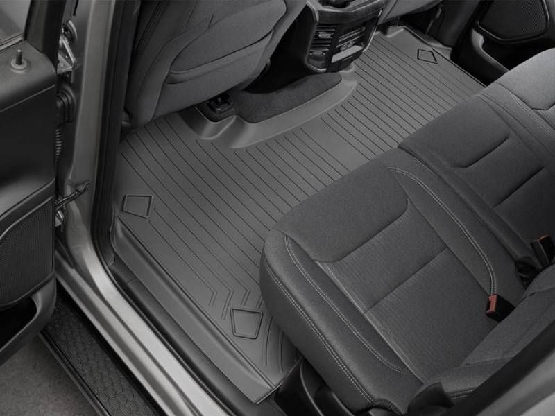 3D килимки для Dodge Ram 2019- Crew Cab, без коробу чорні задні WeatherTech 4414282 98165 фото