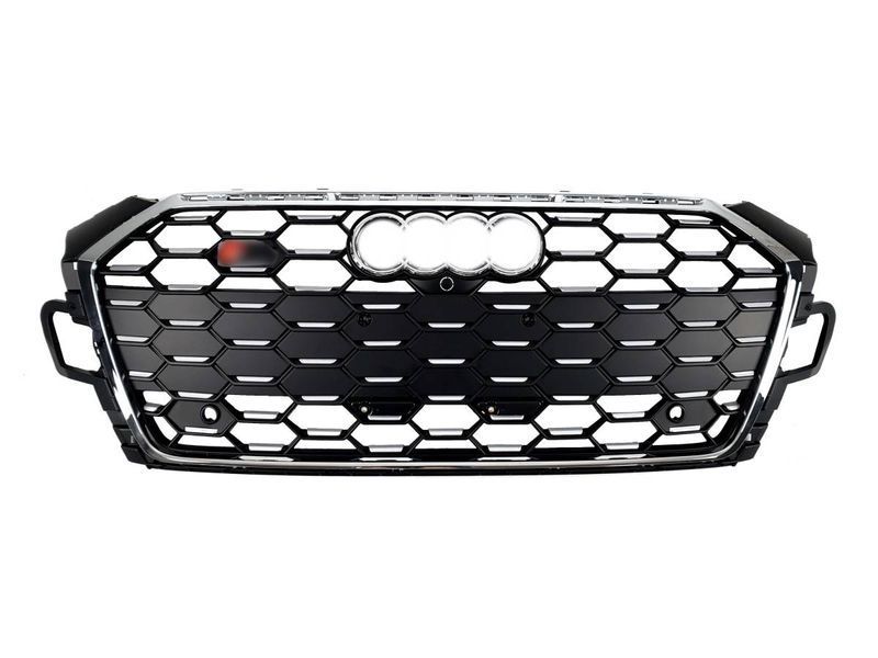 Решітка радіатора на Audi A5 2020- стиль S5 Chrome Black Matte 427379 фото
