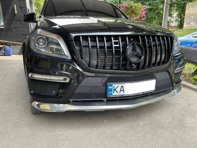 Решітка радіатора на Mercedes GL-class X166 2012-2015 GT Black 430014 фото