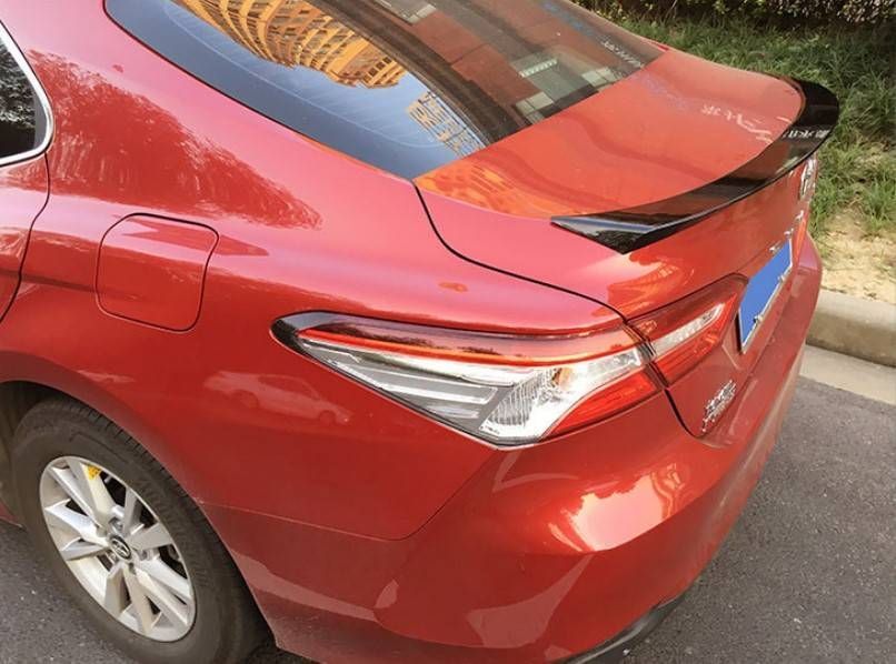Спойлер на Toyota Camry XV70 2017- чорний глянець 355150 фото