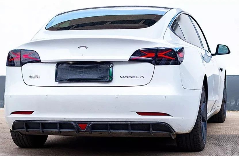 Задние фонари на Tesla Model 3 2017-2022 LED стиль X 430444 фото