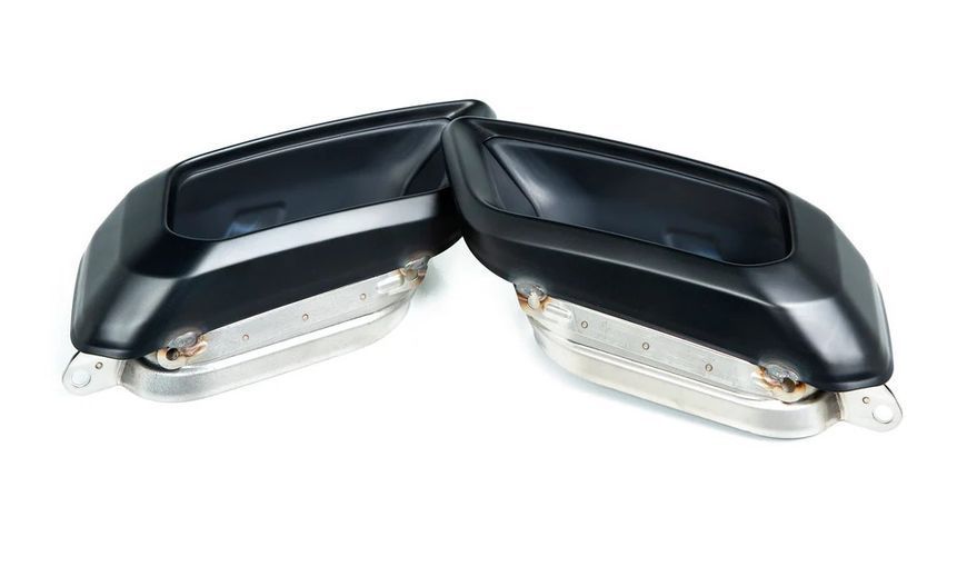 Насадки на вихлоп для BMW X5 G05, X6 G06, X7 G07 2018- Black під M-Sport Paket оригінал 18302464503 423422 фото