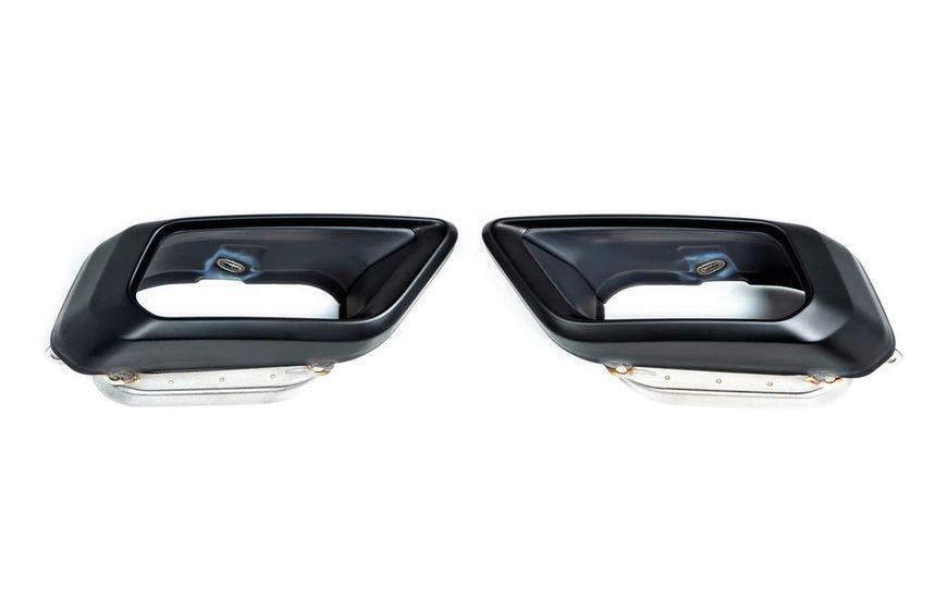Насадки на вихлоп для BMW X5 G05, X6 G06, X7 G07 2018- Black під M-Sport Paket оригінал 18302464503 423422 фото