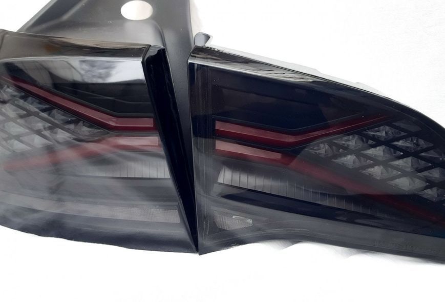 Задние фонари на Tesla Model 3 2017-2022 LED стиль X 430444 фото