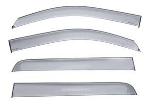 Дефлекторы окон на Chevrolet Silverado, GMC Sierra 2014-2018 CrewCab Premium Series WELLvisors 3-847CH012 209071 фото