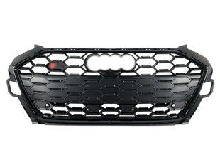 Решітка радіатора на Audi A4 B9 2019-2023 стиль S4 Full Black Matte 429952 фото