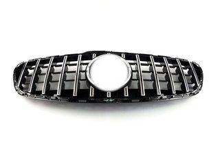 Решетка радиатора на Mercedes E-class W212 2013-2016 GT Chrome Black 427613 фото