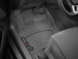 3D коврики для Volkswagen Jetta 2019- черные передние WeatherTech 4413171 318598 фото