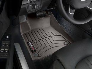 3D килимки для Audi A8 D4 2010-2017 какао передні WeatherTech 474201 141553 фото