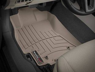 3D килимки для Subaru Legacy, Outback 2014-2019 бежеві передні WeatherTech 457081 46722 фото