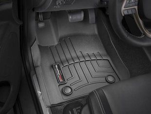 3D килимки для Jeep Grand Cherokee, Dodge Durango 2016- USA чорні передні WeatherTech 449301 46377 фото