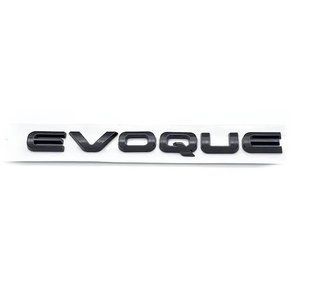 Автологотип емблема напис Range Rover Evoque Black чорний глянець на кришку багажника 418128 фото