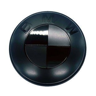 Автологотип шильдик эмблема BMW 3 E90, E91, E93 2005-2013 чорна задня 424726 фото